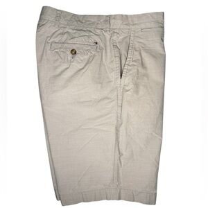 Tommy Hilfiger Beige Flat Front Shorts Size 34